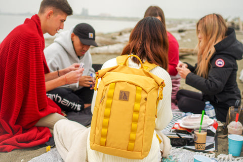 inuk yoho yellow backpack