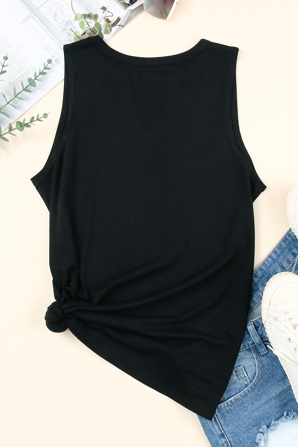 Cutout Tank Top