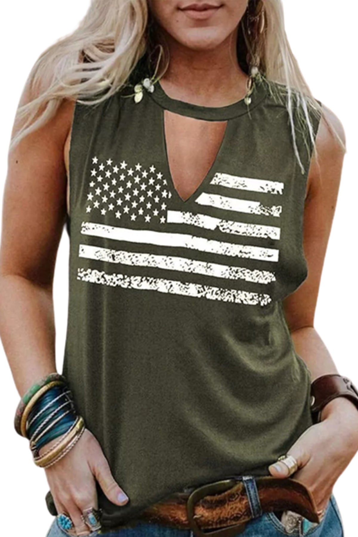 Cutout Tank Top