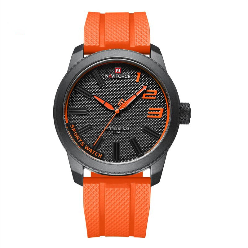 Eye-catching Multi-color Sporty Silicone Strap Quartz Watches