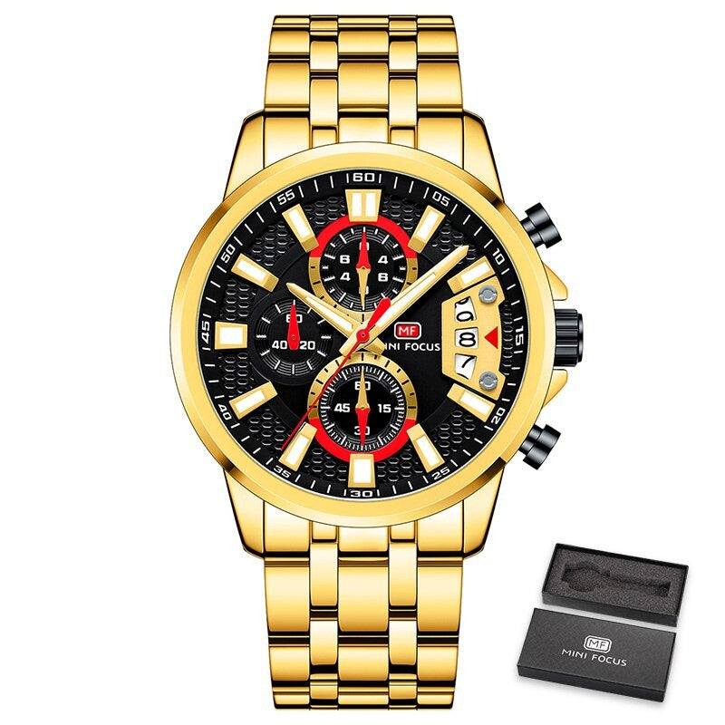 Trendy Rainbow Fashion Business and Sports Chronograph Watches