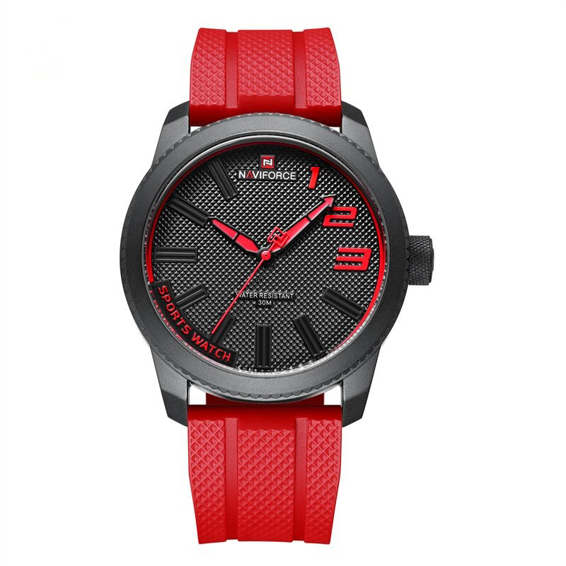 Eye-catching Multi-color Sporty Silicone Strap Quartz Watches