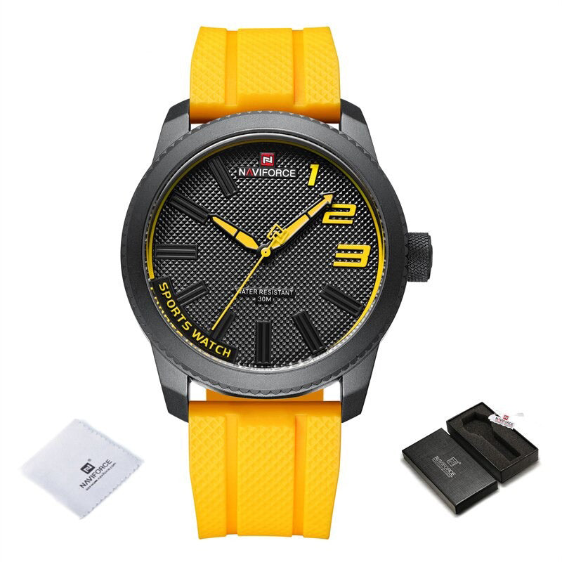 Eye-catching Multi-color Sporty Silicone Strap Quartz Watches