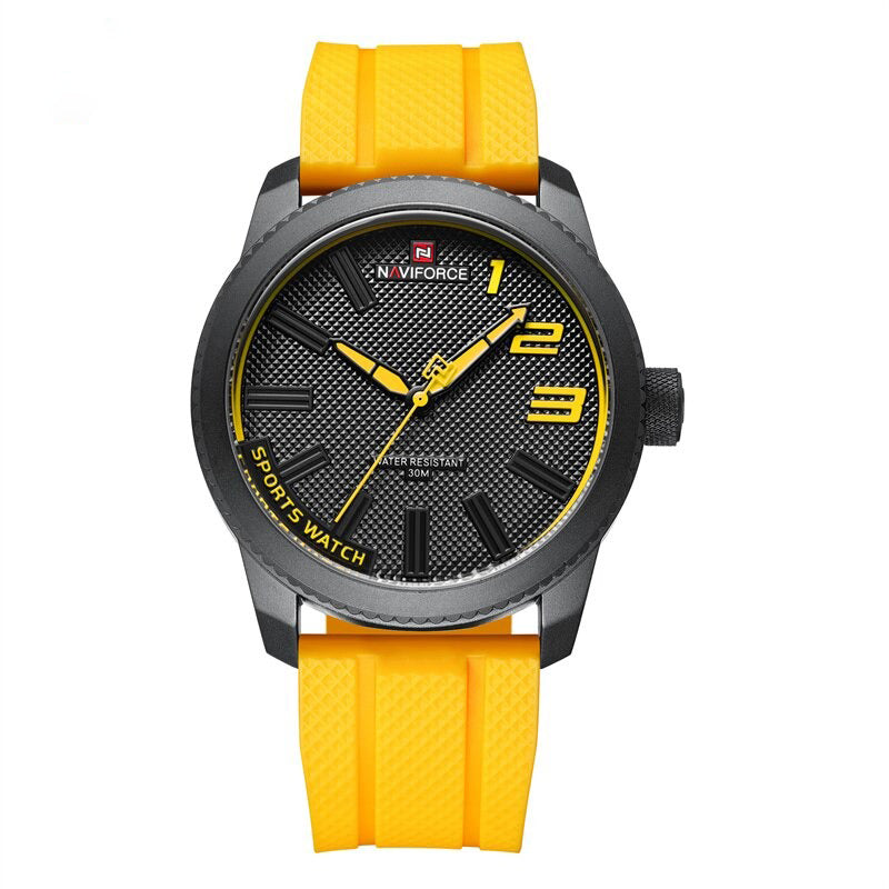 Eye-catching Multi-color Sporty Silicone Strap Quartz Watches