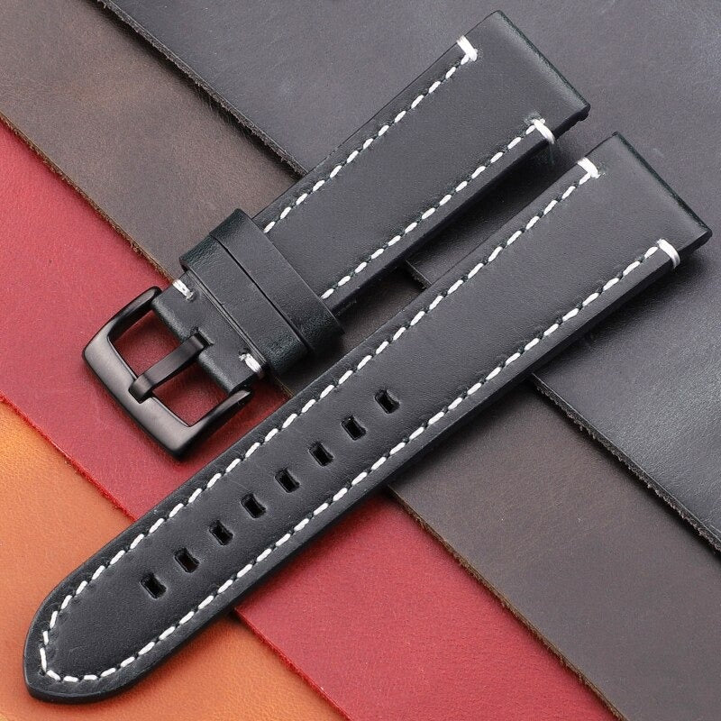 Vintage Genuine Leather Replacement Watchbands