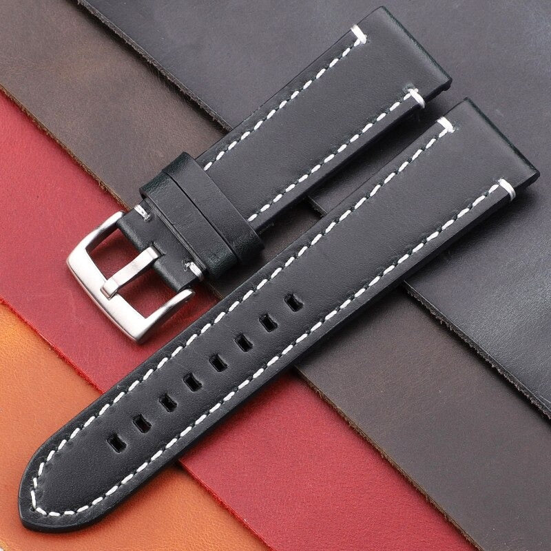 Vintage Genuine Leather Replacement Watchbands