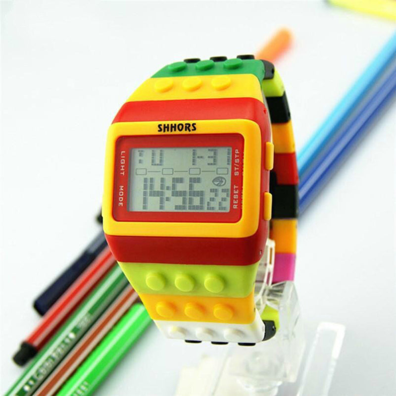 Colorful and Fun Digital LED Display Sports Watches for Kids