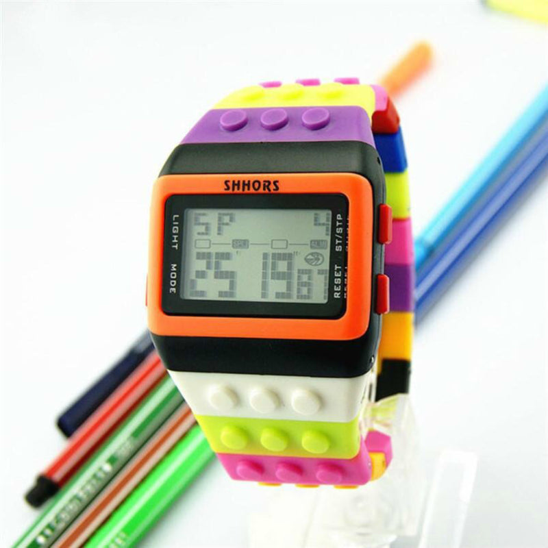 Colorful and Fun Digital LED Display Sports Watches for Kids