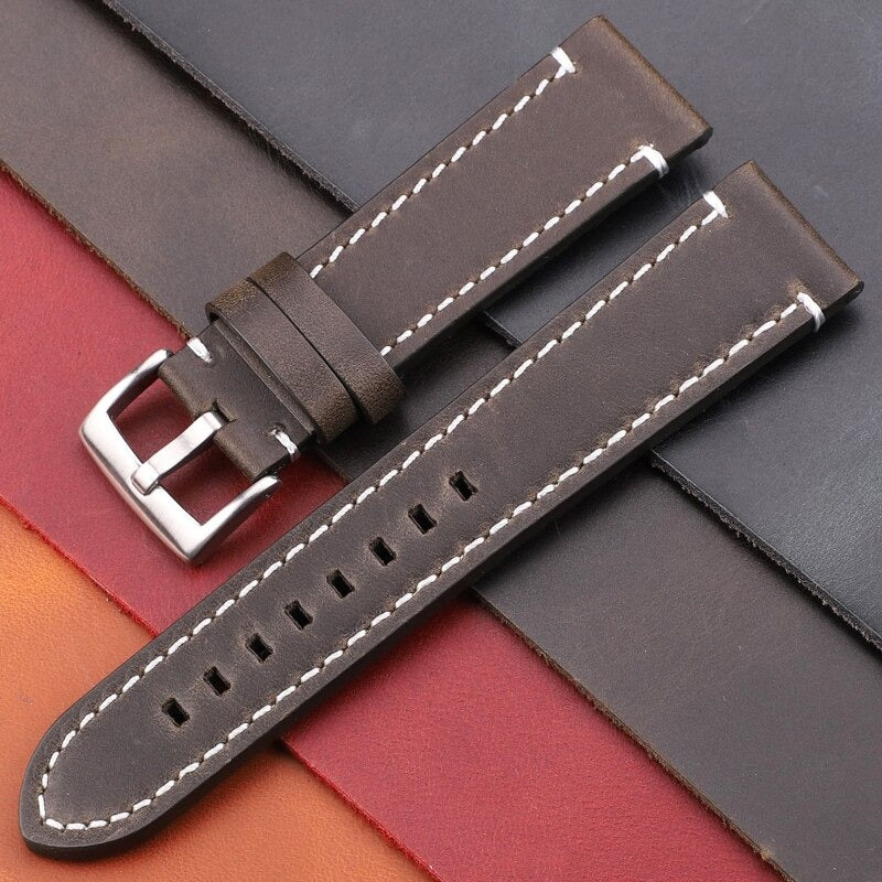 Vintage Genuine Leather Replacement Watchbands