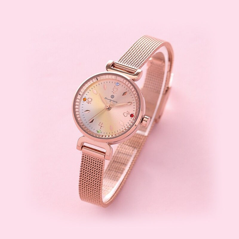 Crescent Moon and Star Collectible Quartz Wristwatches