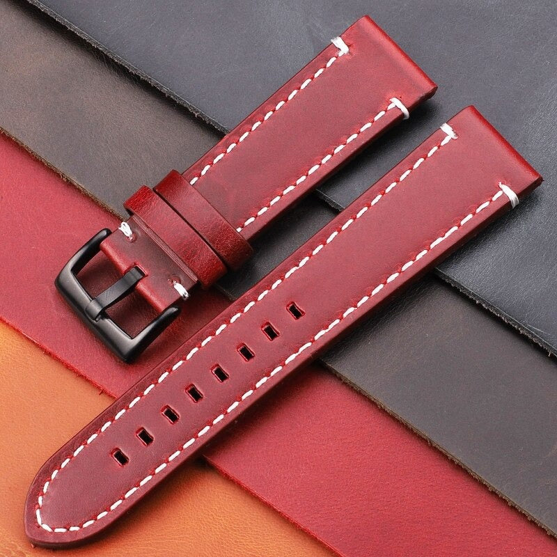 Vintage Genuine Leather Replacement Watchbands