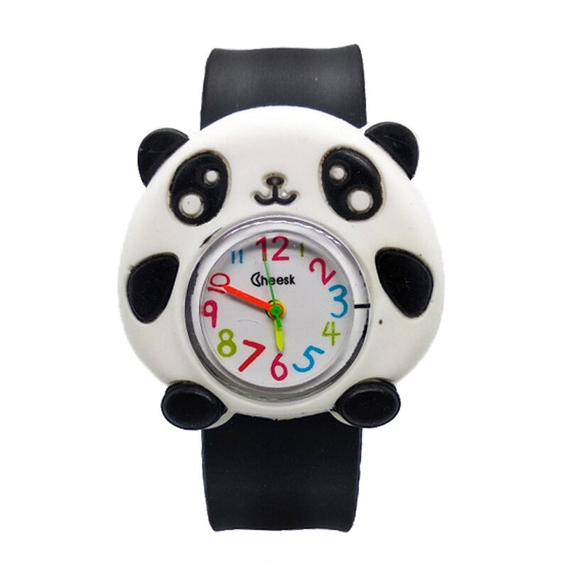 Fun and Colorful Multi-style Cartoon Dinosaur Quartz Watches for Kids