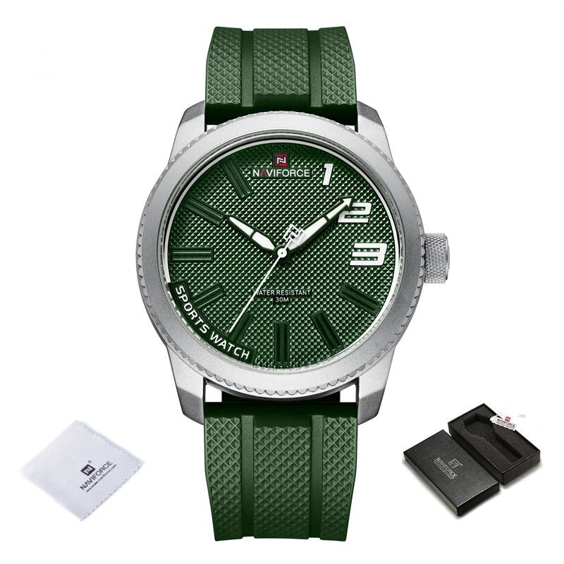 Eye-catching Multi-color Sporty Silicone Strap Quartz Watches