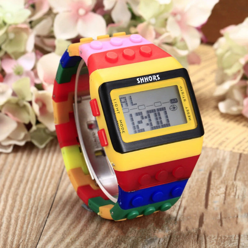 Colorful and Fun Digital LED Display Sports Watches for Kids