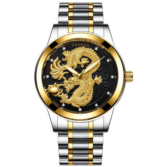 The Dragon? Luxury Creative Dragon Luxury Steel Strap Watch For Men