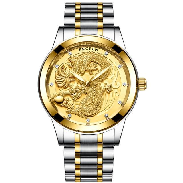 The Dragon? Luxury Creative Dragon Luxury Steel Strap Watch For Men