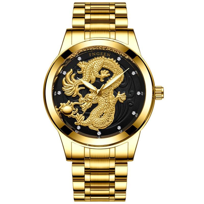 The Dragon? Luxury Creative Dragon Luxury Steel Strap Watch For Men