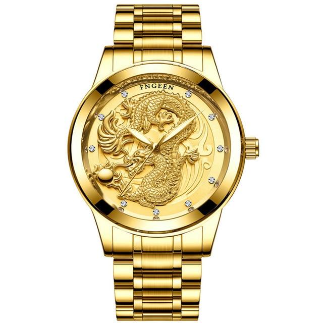 The Dragon? Luxury Creative Dragon Luxury Steel Strap Watch For Men