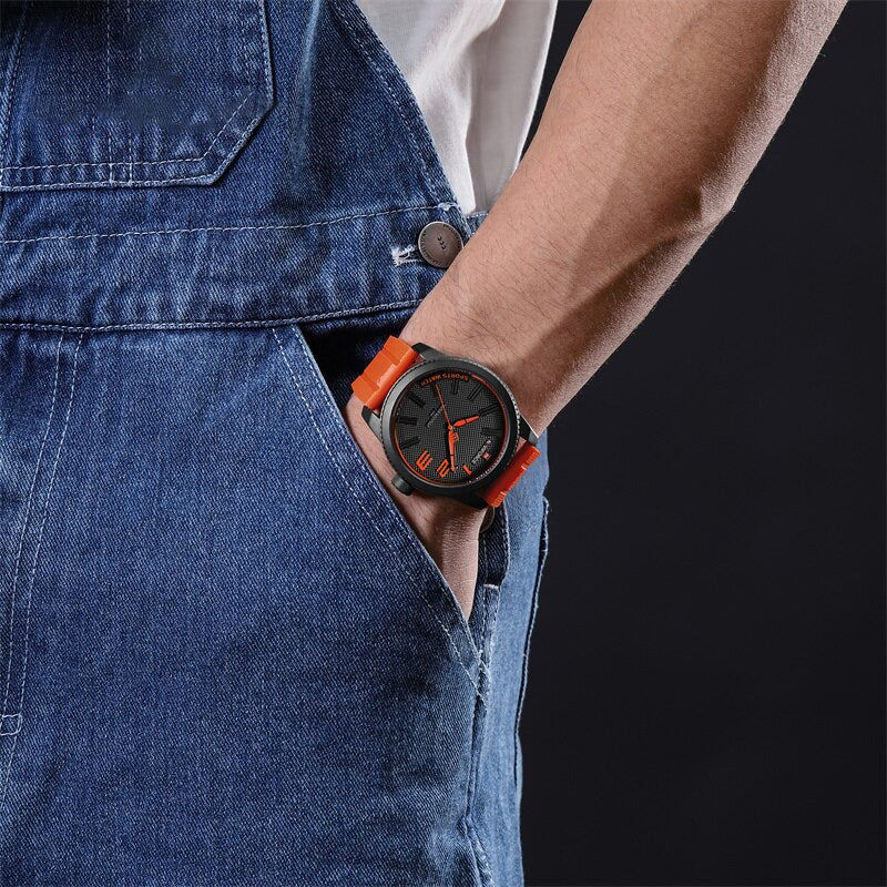 Eye-catching Multi-color Sporty Silicone Strap Quartz Watches