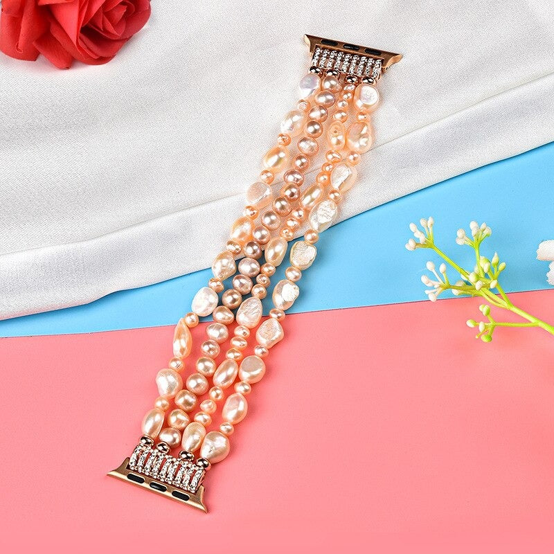 Mulit-layer Fancy Beaded Apple Watch Strap Replacement