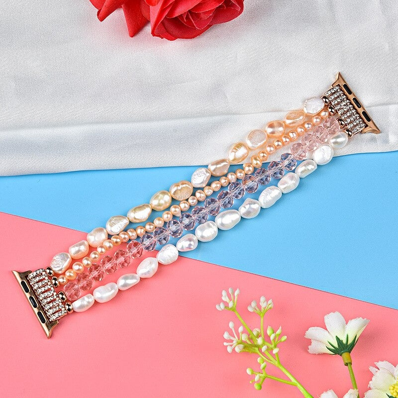 Mulit-layer Fancy Beaded Apple Watch Strap Replacement