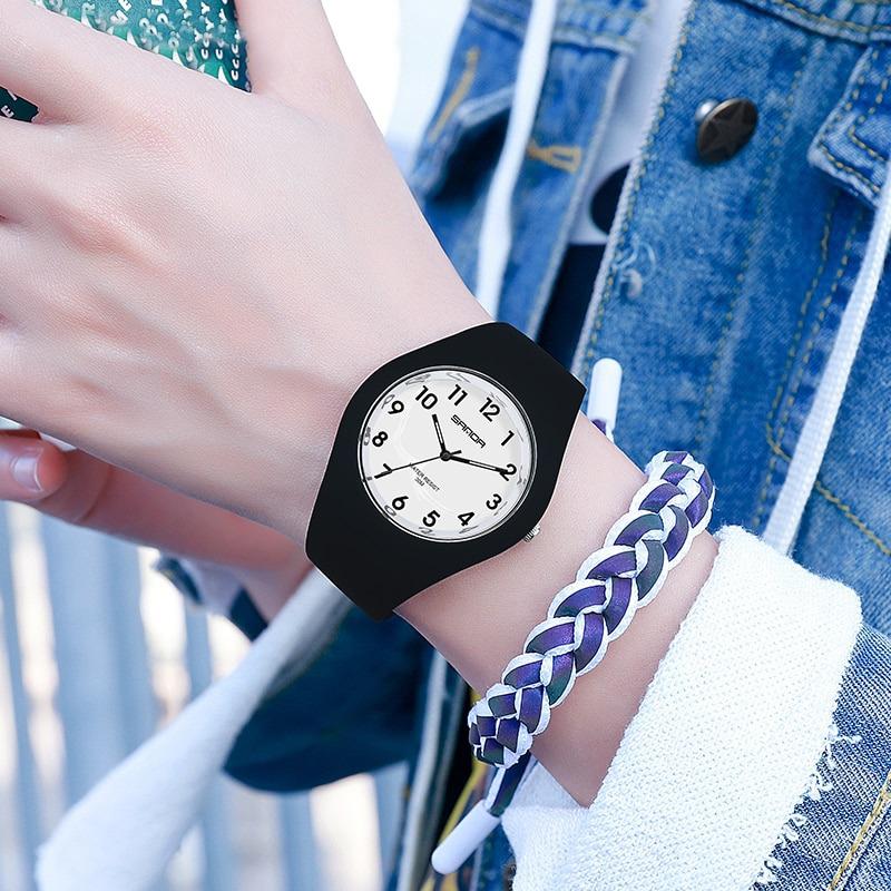 Minimalist Ultra-thin Silicone Band Quartz Watches