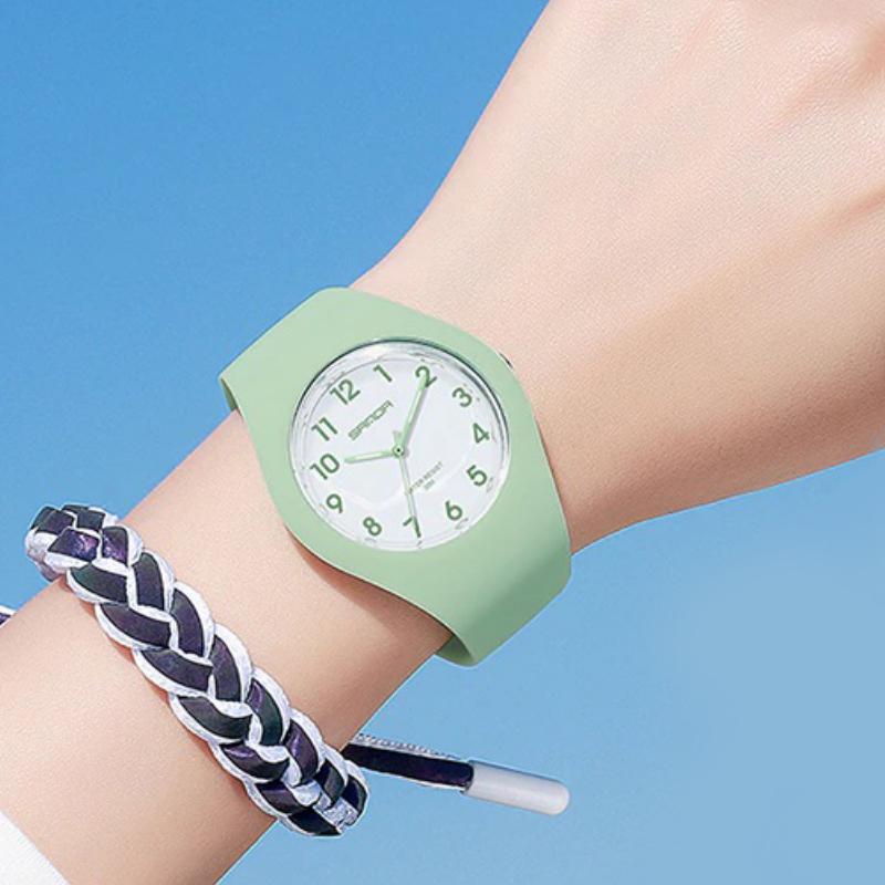 Minimalist Ultra-thin Silicone Band Quartz Watches