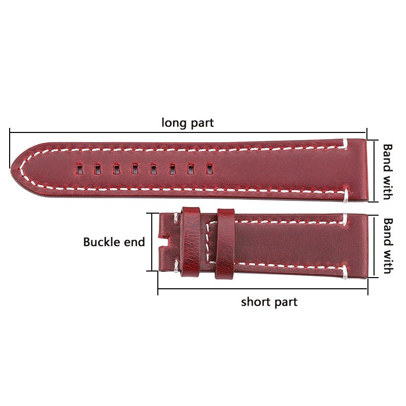 Vintage Genuine Leather Replacement Watchbands