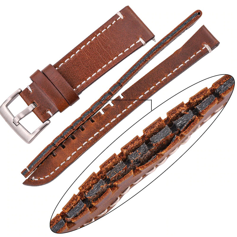 Vintage Genuine Leather Replacement Watchbands