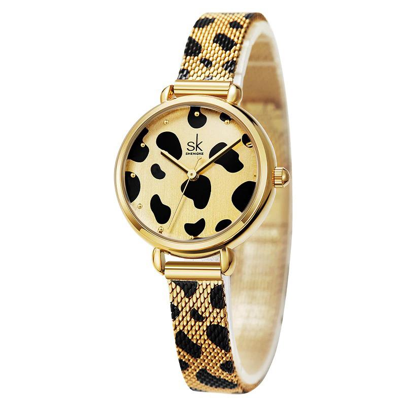 Chic Leopard Print Quartz Watch