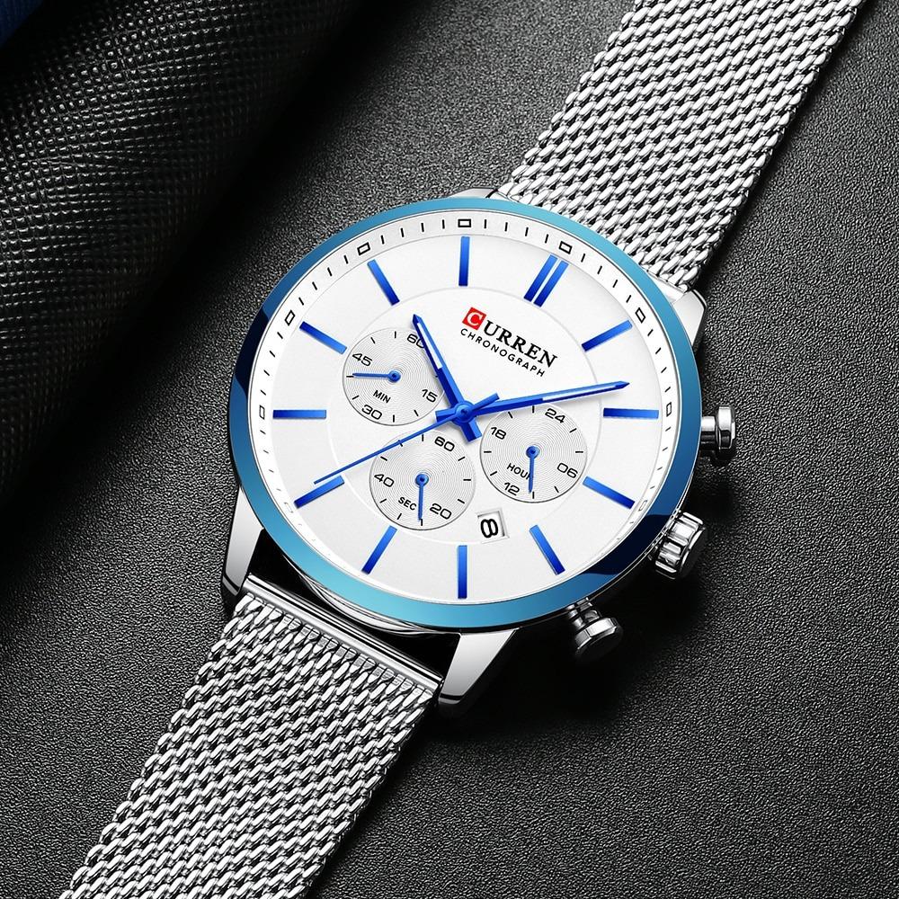 Excellent Water-resistant Sports Chronograph Quartz Watch