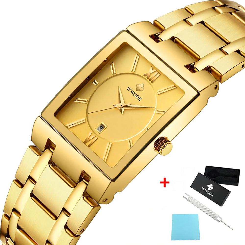 Luxurious Waterproof Square Quartz Watch