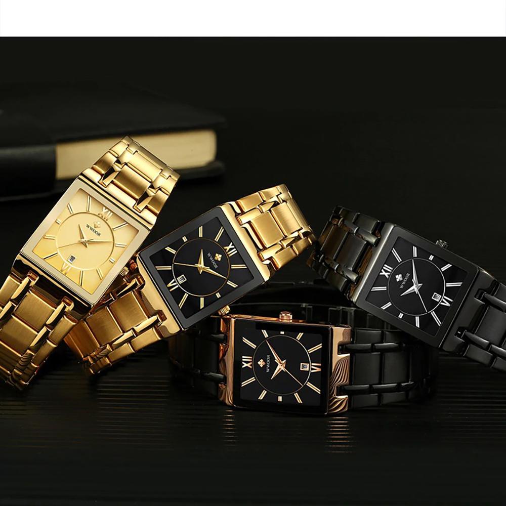 Luxurious Waterproof Square Quartz Watch