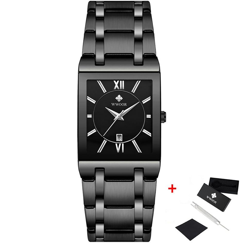 Luxurious Waterproof Square Quartz Watch