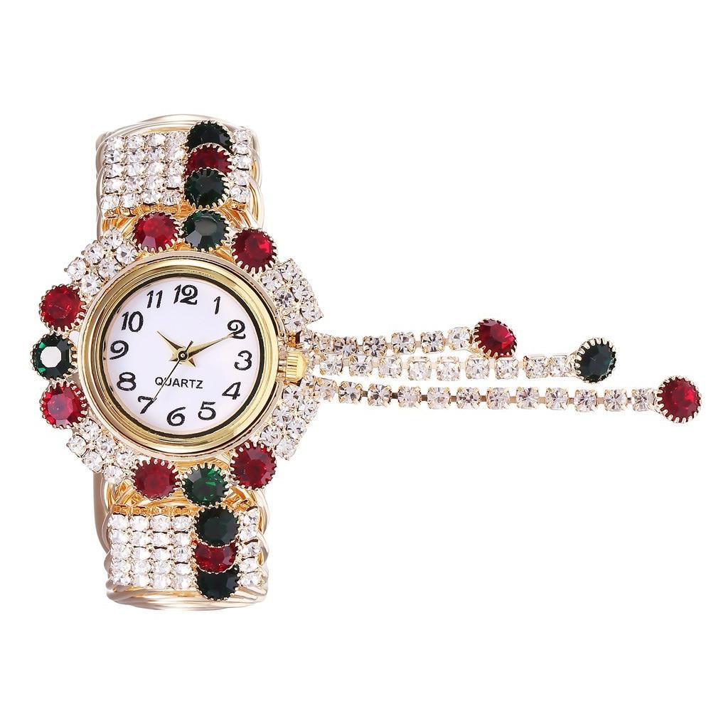 Luxury Rhinestone Bracelet Wristwatch