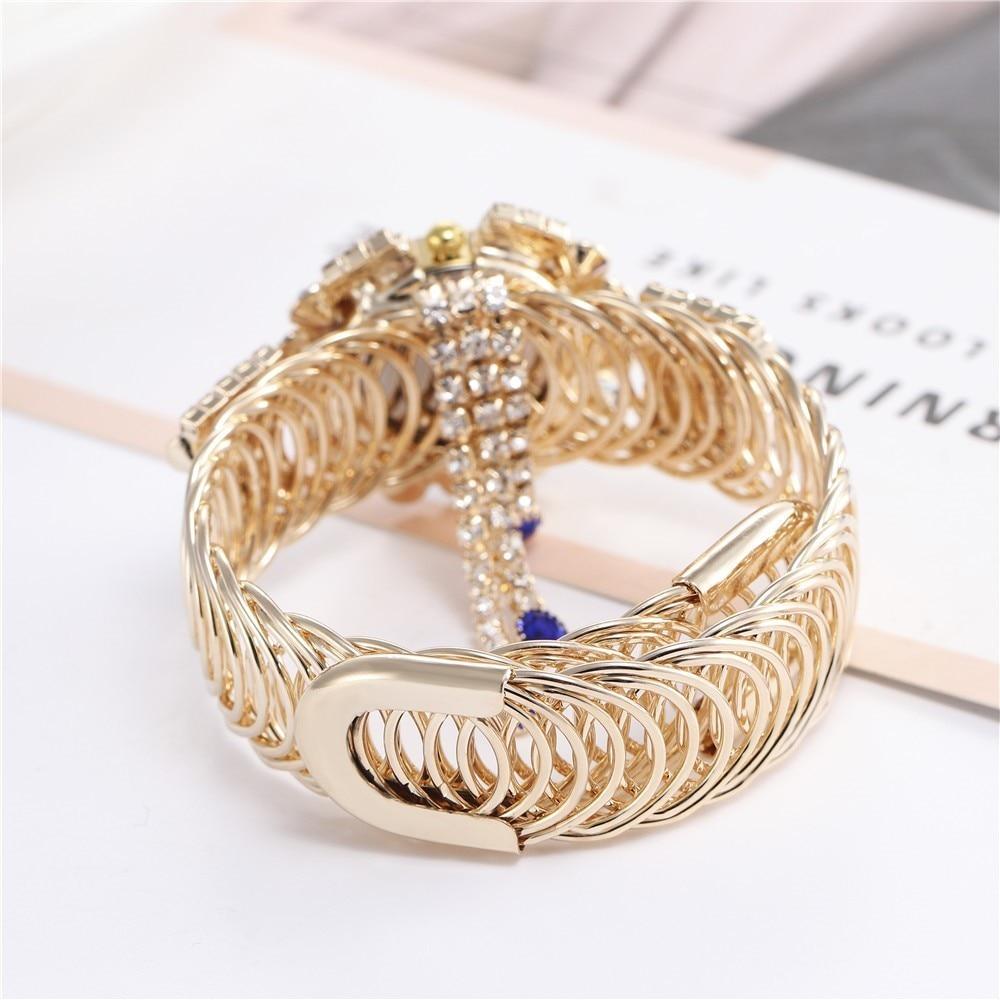 Luxury Rhinestone Bracelet Wristwatch