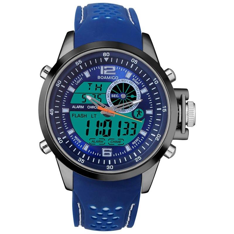 Outdoor Sport Dual Time Display Digital Quartz Watch