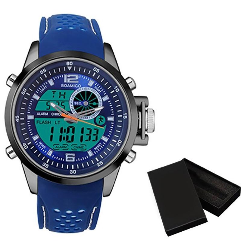 Outdoor Sport Dual Time Display Digital Quartz Watch