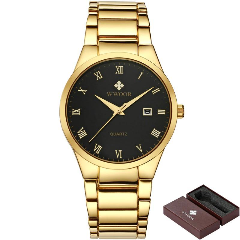 Waterproof Roman Numeral Fashion Quartz Watch