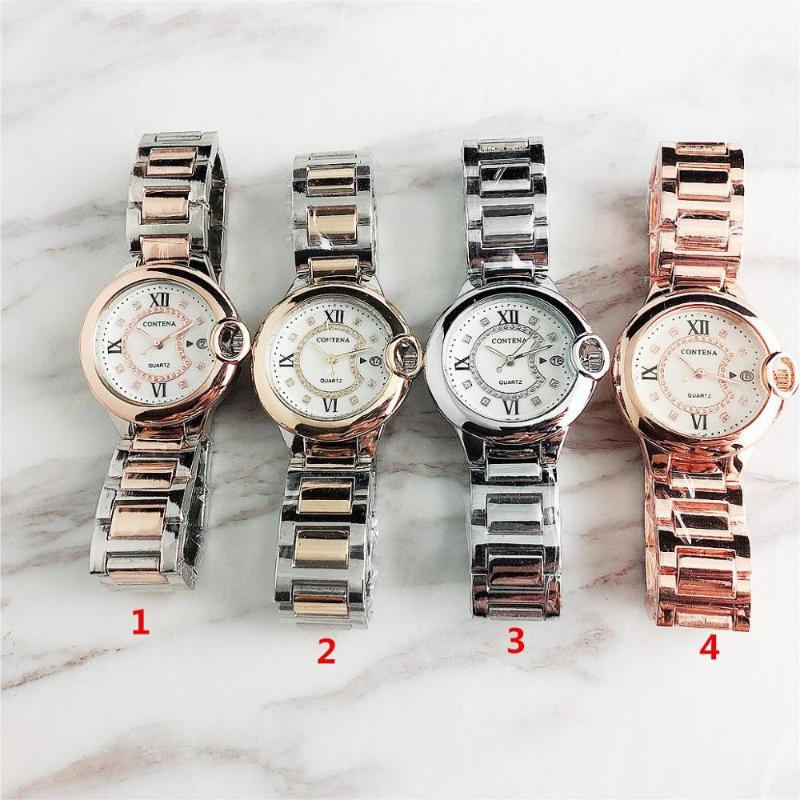 Exceptional Rhinestone Embellished Dial Quartz Watch