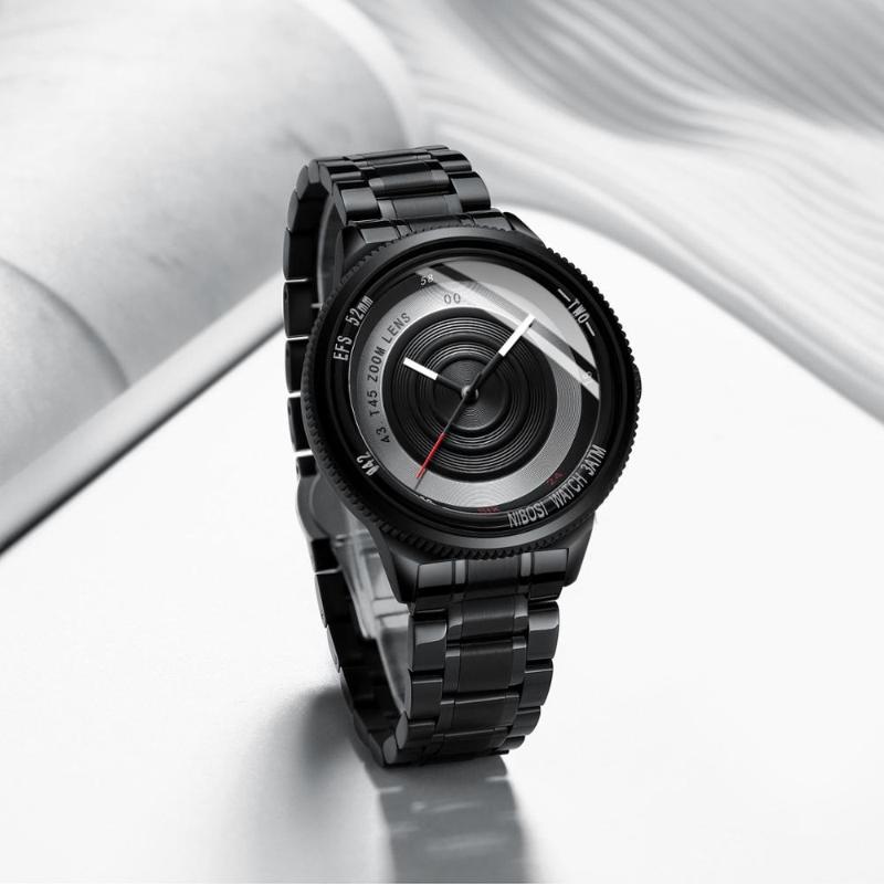 Lens-Inspired Photography Camera Series Quartz Watch