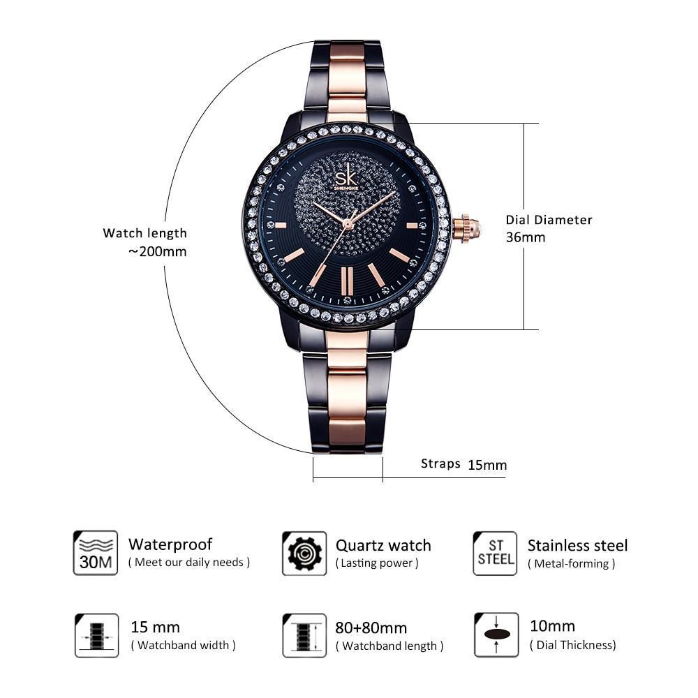 The Crystal? Luxury Top Brand Wrist Watch