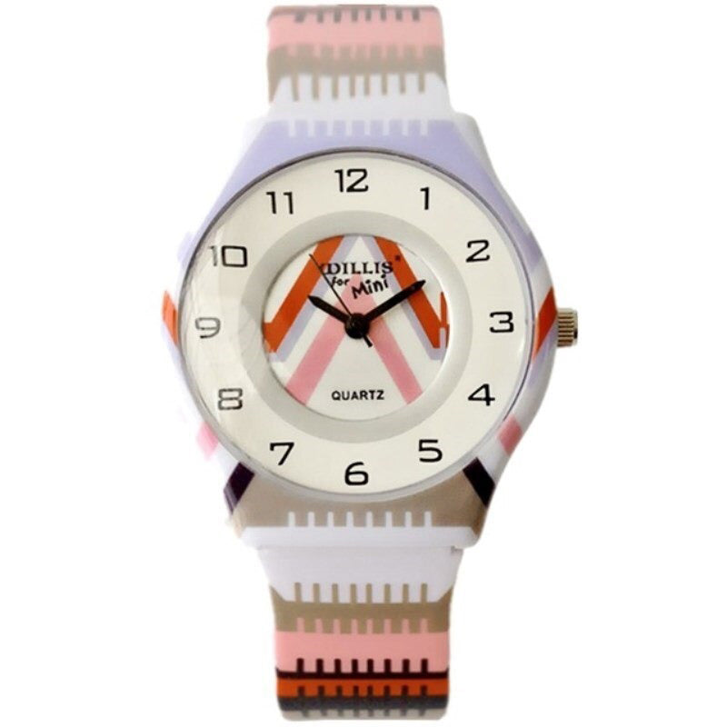 Simple and Lightweight Easy to Read Quartz Watch with Silicone Strap