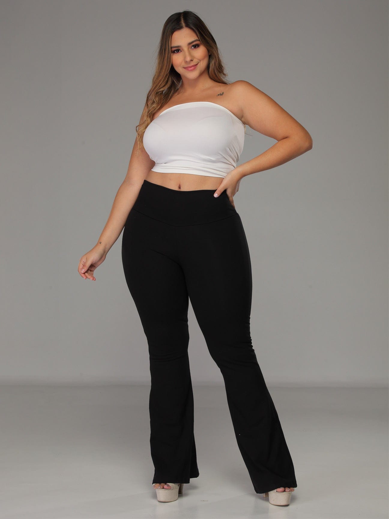 Empowered Butt Lift Flare Leggings with Tummy Control 1288