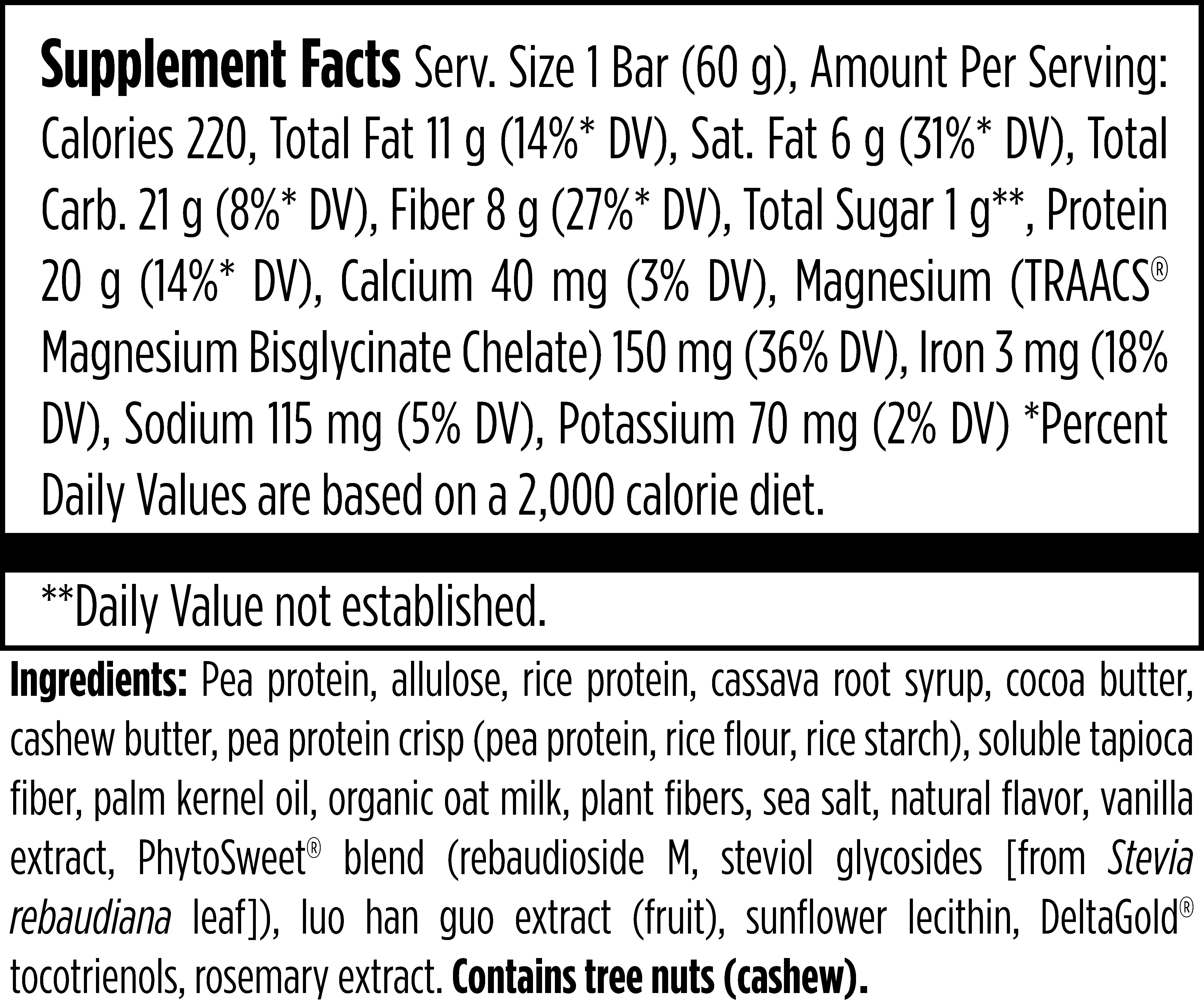 Caramel Calm Protein Bar - Case of 12