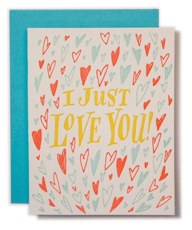 Love & Friendship Letterpress Card 