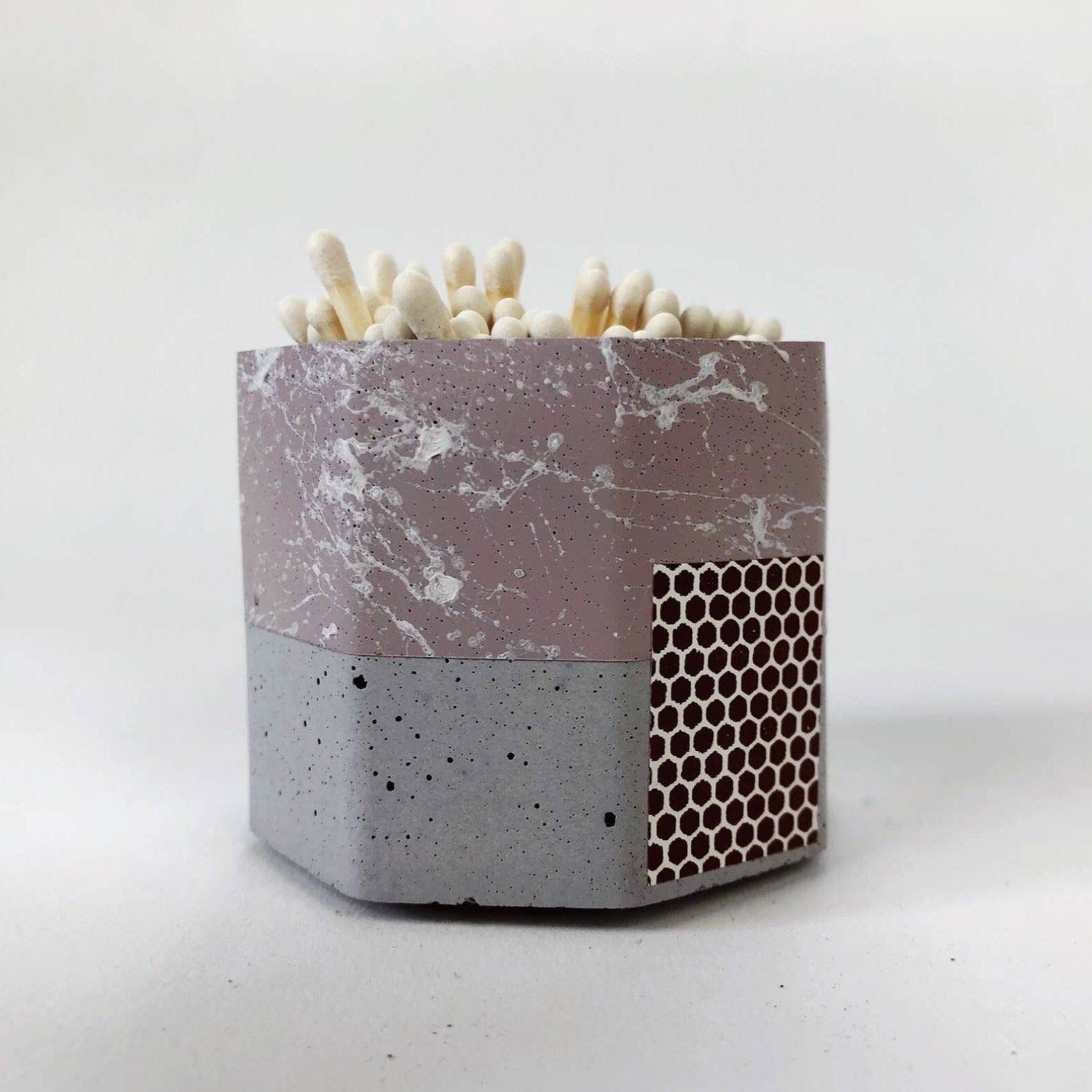 Concrete Match Holder + Matches