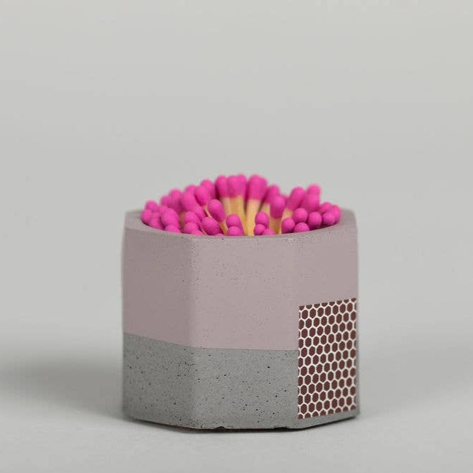 Concrete Match Holder + Matches