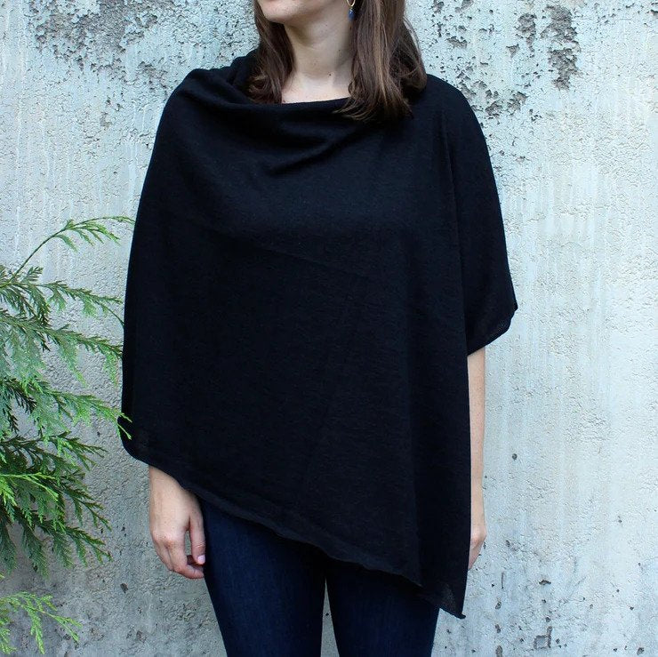 Spring Knit Poncho