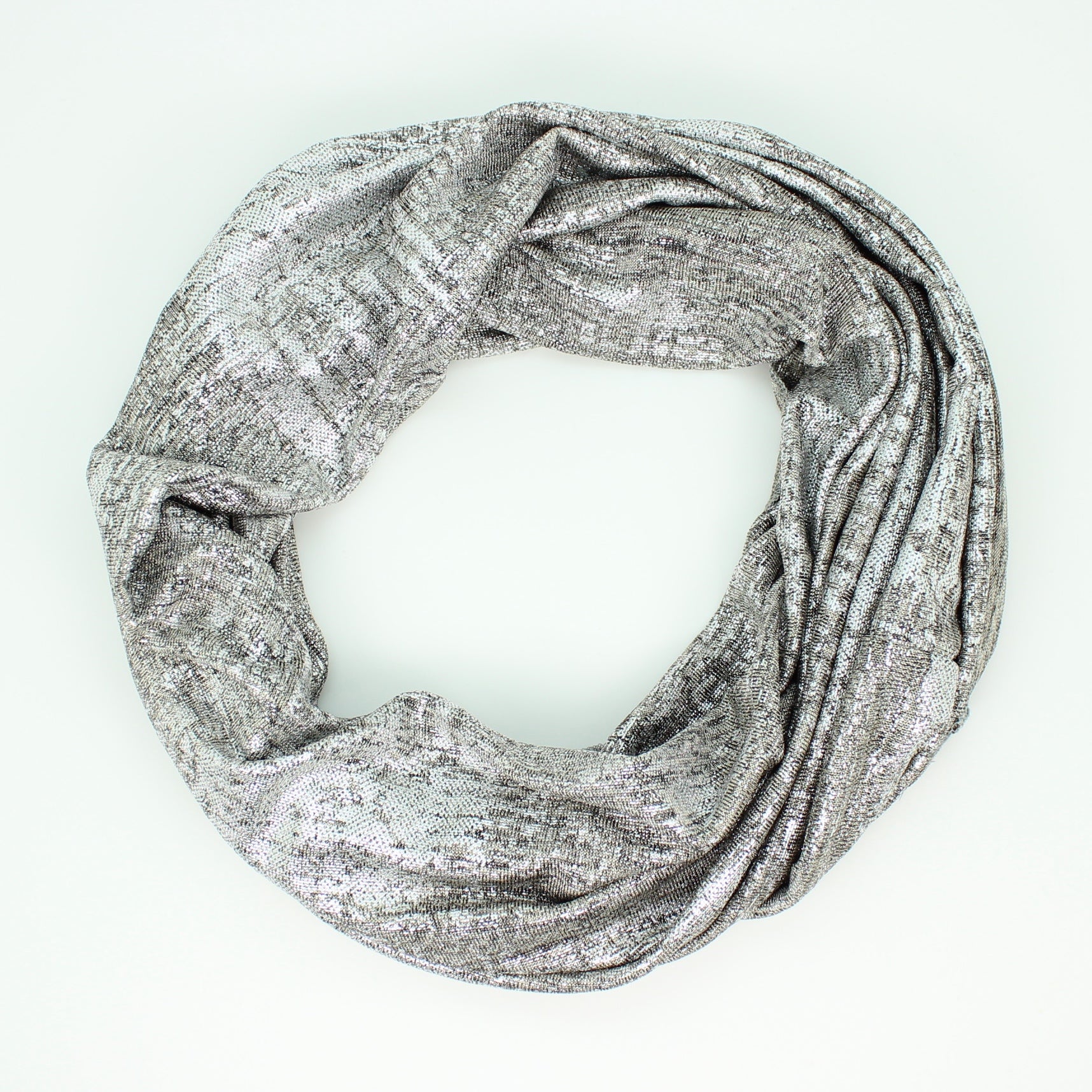 Reflection Knit Infinity Scarf